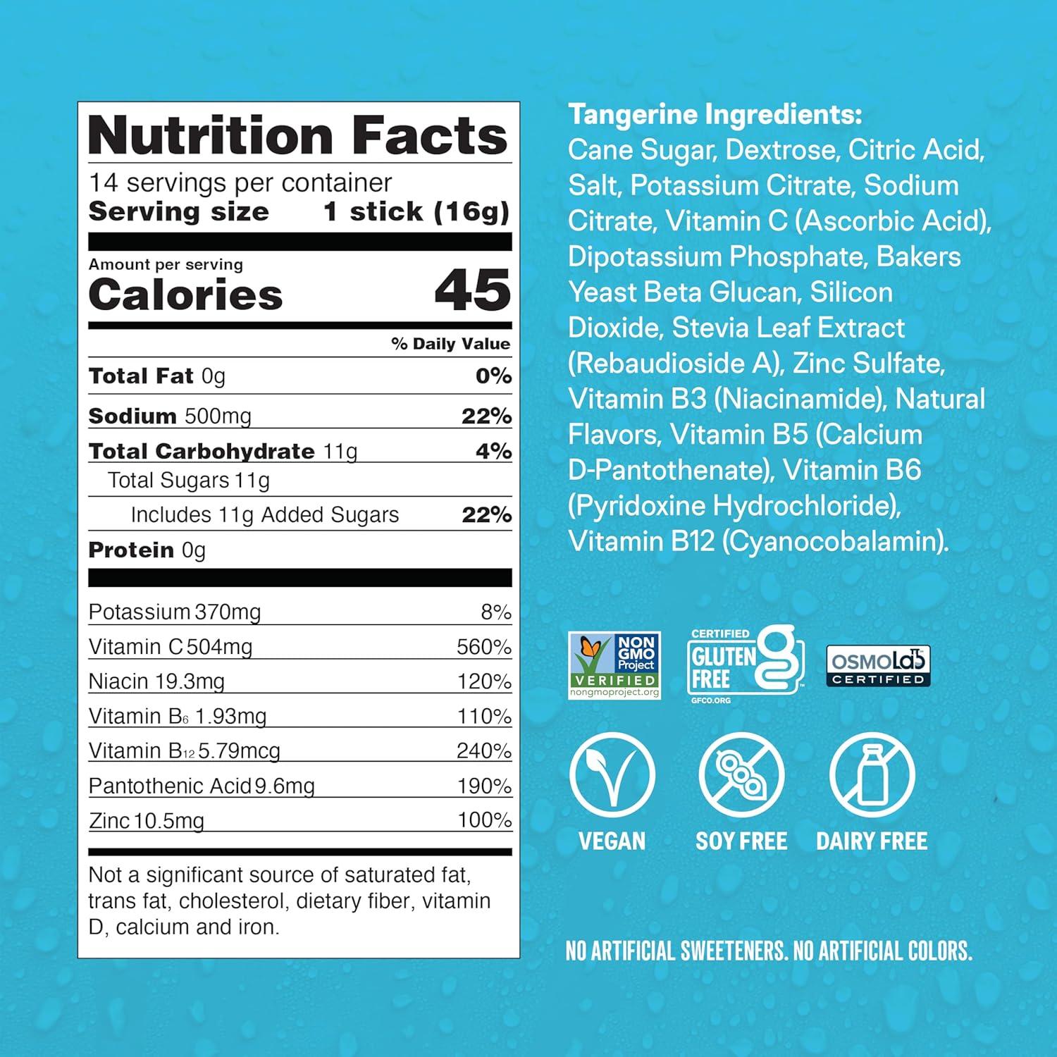 imageLiquid IV Hydration Multiplier Immune Support Wild Berry Blend Electrolyte Powder Drink Mix 1 Pack 14 ServingsTangerine
