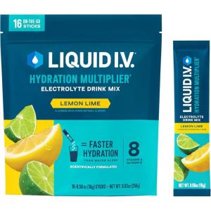 Liquid I.V.® Hydration Multiplier – Grapefruit | Electrolyte Powder Drink Mix | 1 Pack (16 Servings)(Lemon Lime)