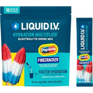 Liquid I.V.® Hydration Multiplier – Grapefruit | Electrolyte Powder Drink Mix | 1 Pack (16 Servings)(Popsicle Firecracker)